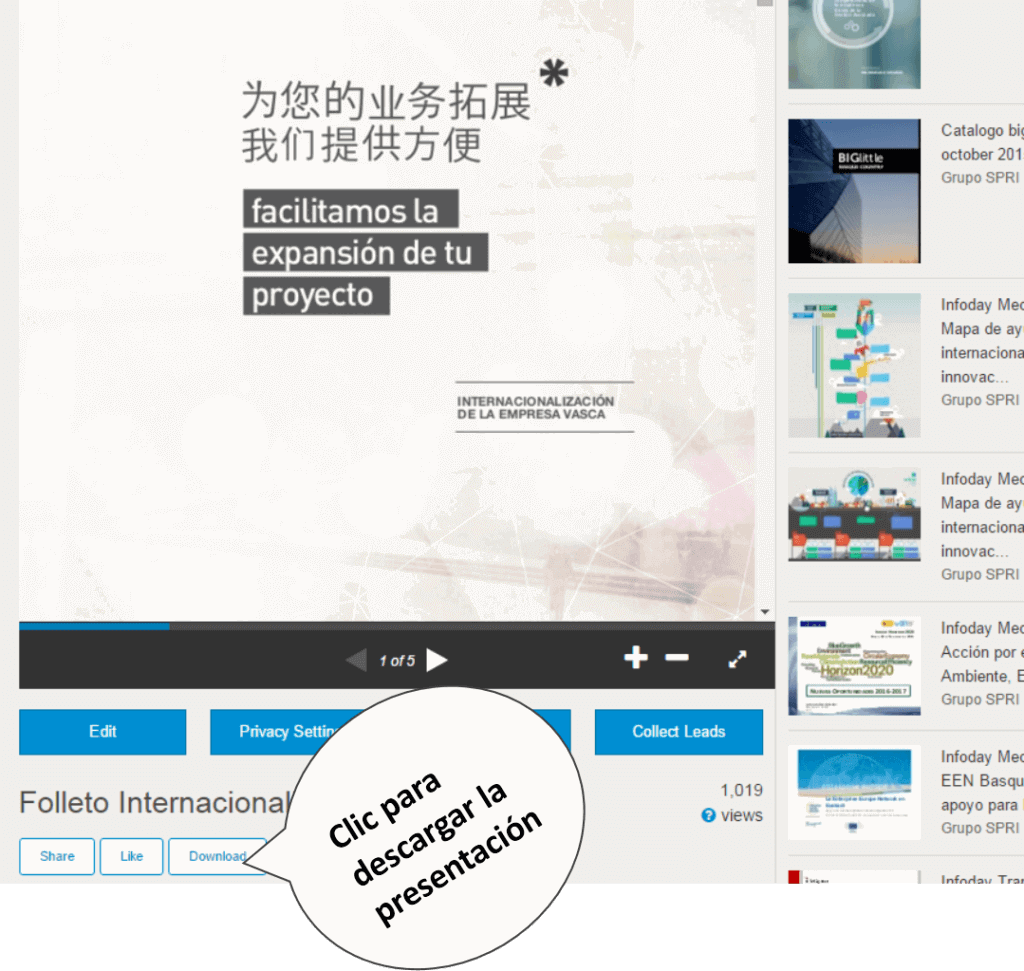 how to download from slideshare