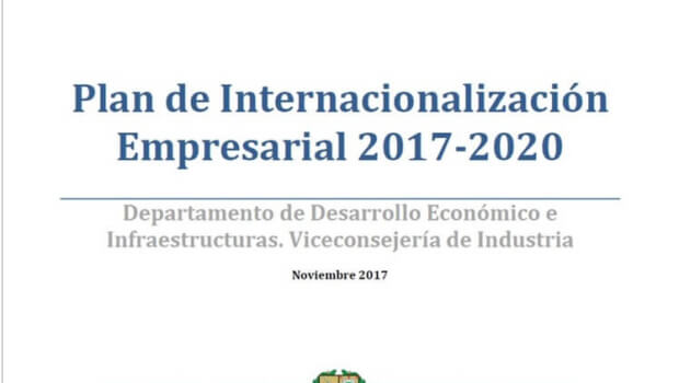 Plan de Internacionalización Empresarial 2017-2020