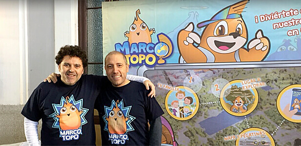 Mikel  Villa  eta  Liborio  Lopez,  “Marco  Topo”,  familiarteko  joko  eta  abenturak