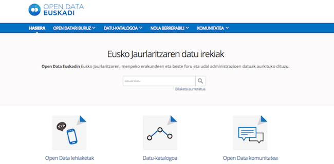 Euskadi Open Data