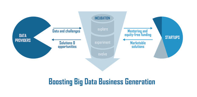 Gráfico del proyecto European data incubator.