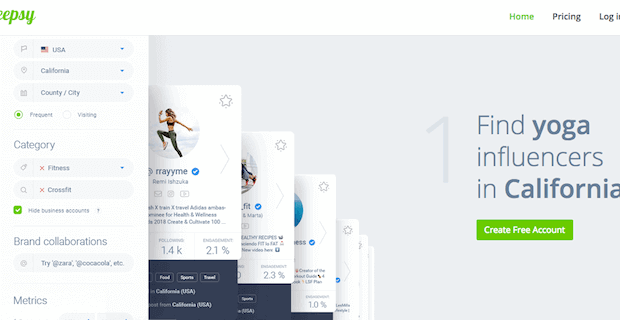 Heepsy, un buscador para encontrar influencers en cualquier parte del mundo