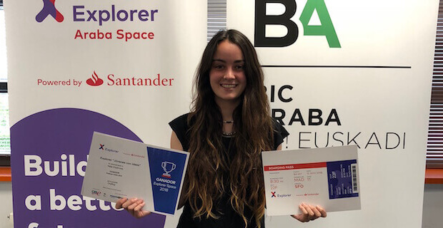 Una joven alavesa idea un innovador sistema para secar el neopreno