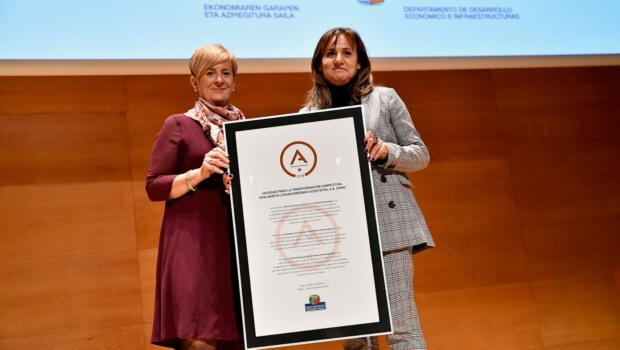 El Grupo SPRI recibe la A de Bronce en los Premios a la Gestión Avanzada