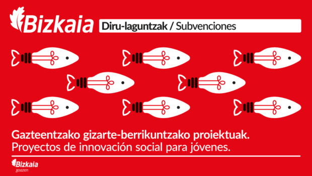 Gazteentzako  gizarte  berrikuntzako  proiektuentzako  diru-laguntzak  Bizkaian