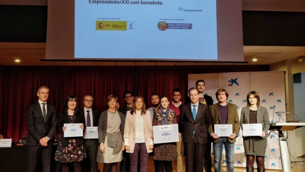 55  euskal  startup  aurkeztu  dira  CaixaBank  eta  SPRIk  antolatutako  EmprendedorXXI  sariketara