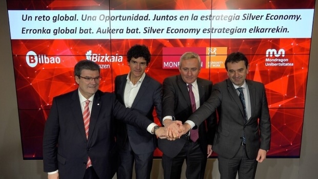 Bilbok, Bizkaiak eta Mondragonek bat egiten dute zahartzearekin eta Silver Economy-arekin lotutako jarduera ekonomikoa bultzatzeko