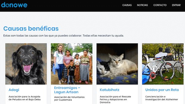 Nace Donowe, una plataforma de microdonaciones para proyectos sociales