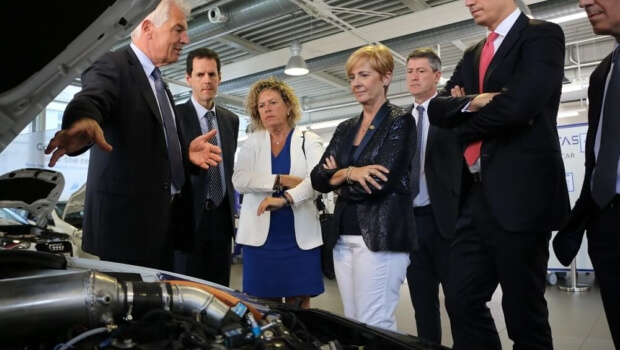 Arantxa Tapia se reúne con el Presidente de AVL y visita la planta de Tubacex en Austria
