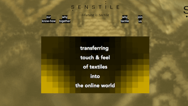 Senstile traslada al mundo digital las sensaciones de los tejidos