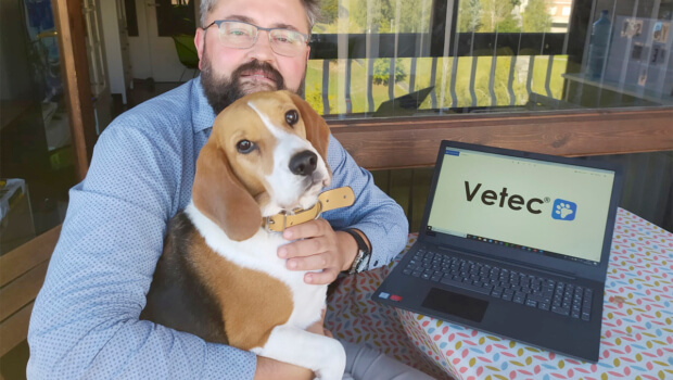 Iñaki  Narbona,  albaitarien  kontsultak  digitalizatzeko  aplikazioa  jaio  da:  Vetec