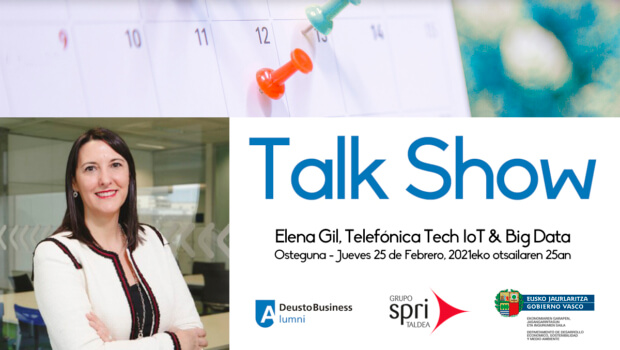 Talk Show Elena Gilekin, Telefónica Tech IoT & Big Data