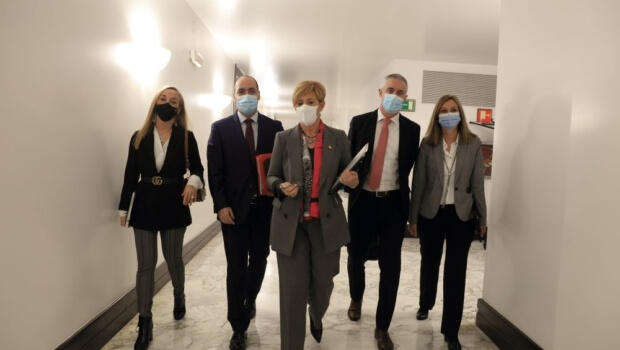 Tapia presenta en el Parlamento Vasco el Plan de Desarrollo Industrial e Internacionalización 2021-2024