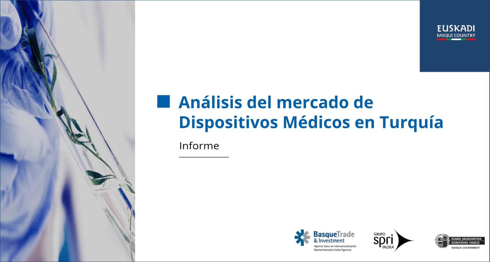 Imagen de portada del informe sobre el mercado de dispositivos médicos en Turquía