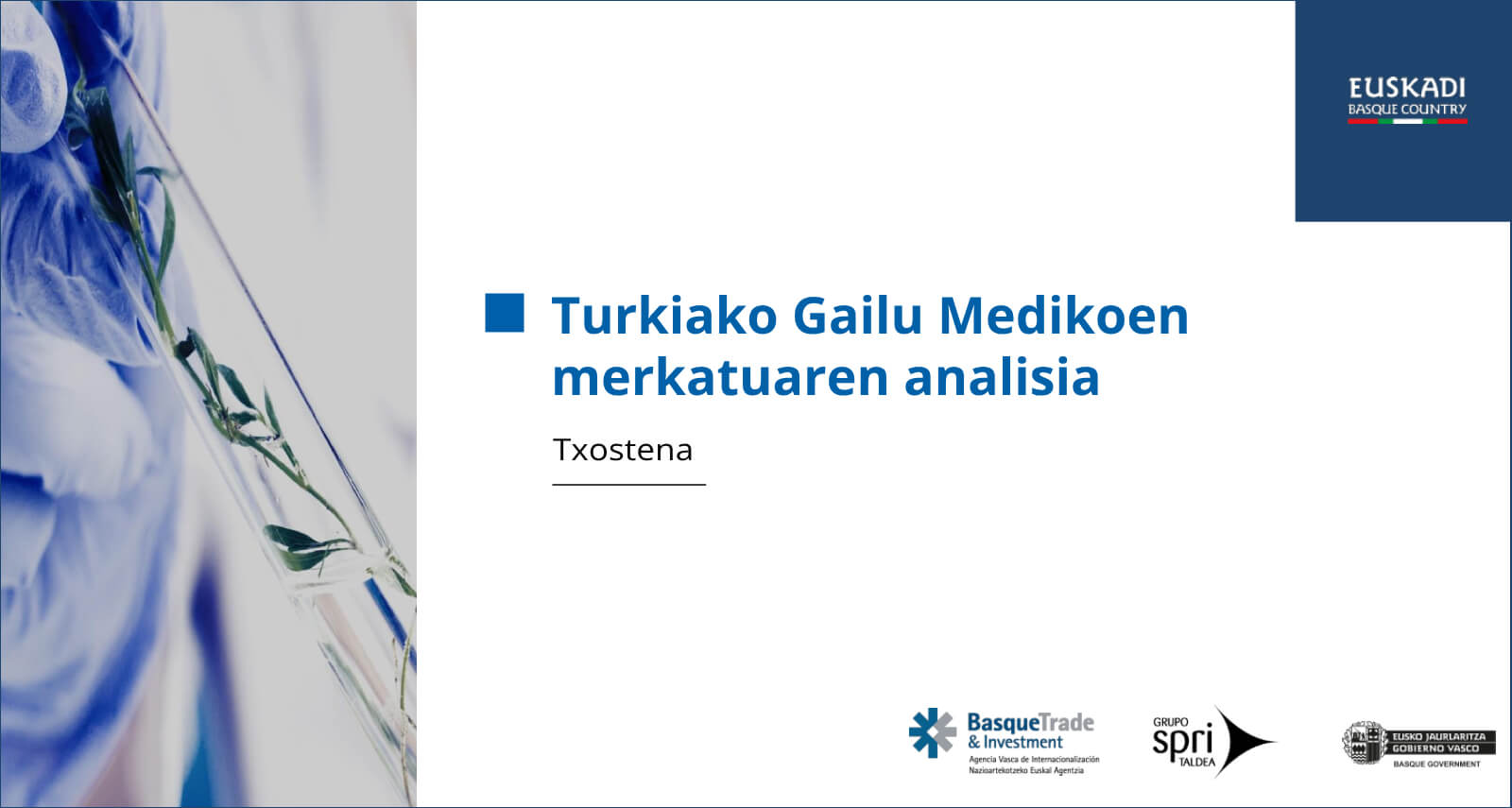 Turkiako gailu medikoen merkatuaren analisiaren azal irudia.