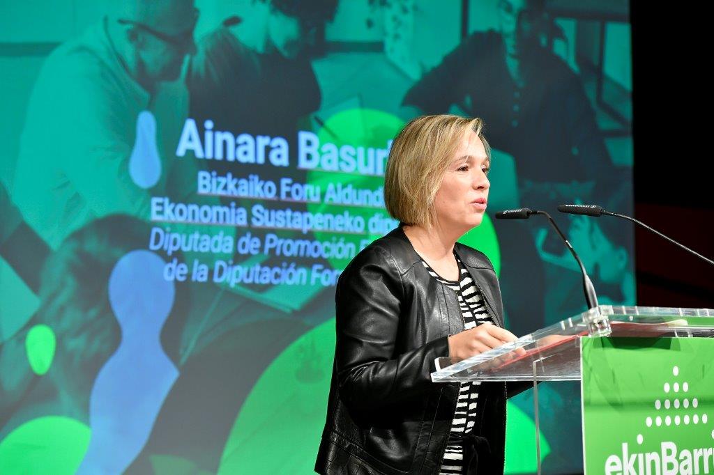 Ainara Basurko. Diputada de Promoción Económica de la Diputación Foral de Bizkaia