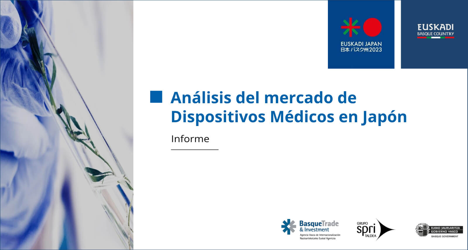 Imagen de portada del informe sobre el mercado de dispositivos médicos en Japón.
