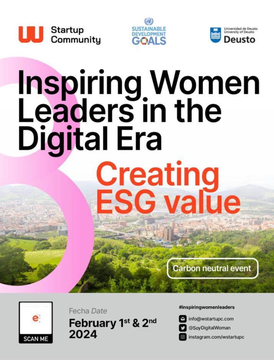 VIII Inspiring Women Leaders Cartel Bilbao