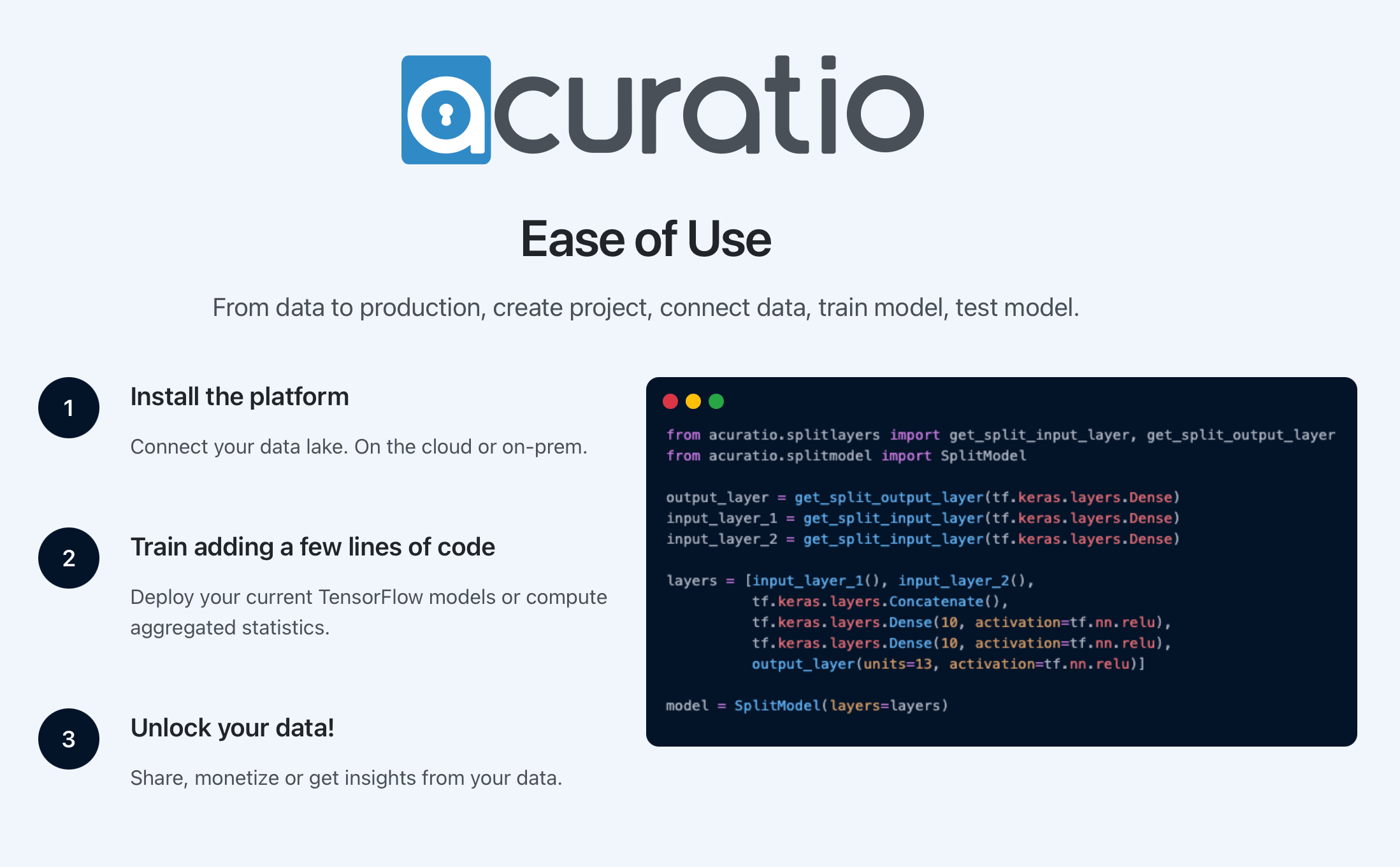ACURATIO Machine Learning