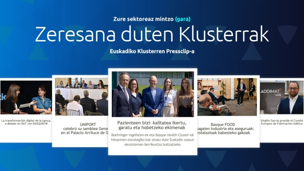 Zure  sektoreaz  mintzo  gara:  Euskadiko  Klusterren  Pressclip-a