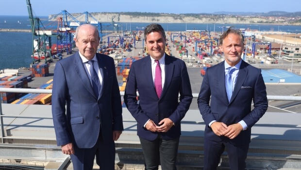 Mikel Jauregi se reúne con Iván Jiménez, nuevo presidente del Puerto de Bilbao