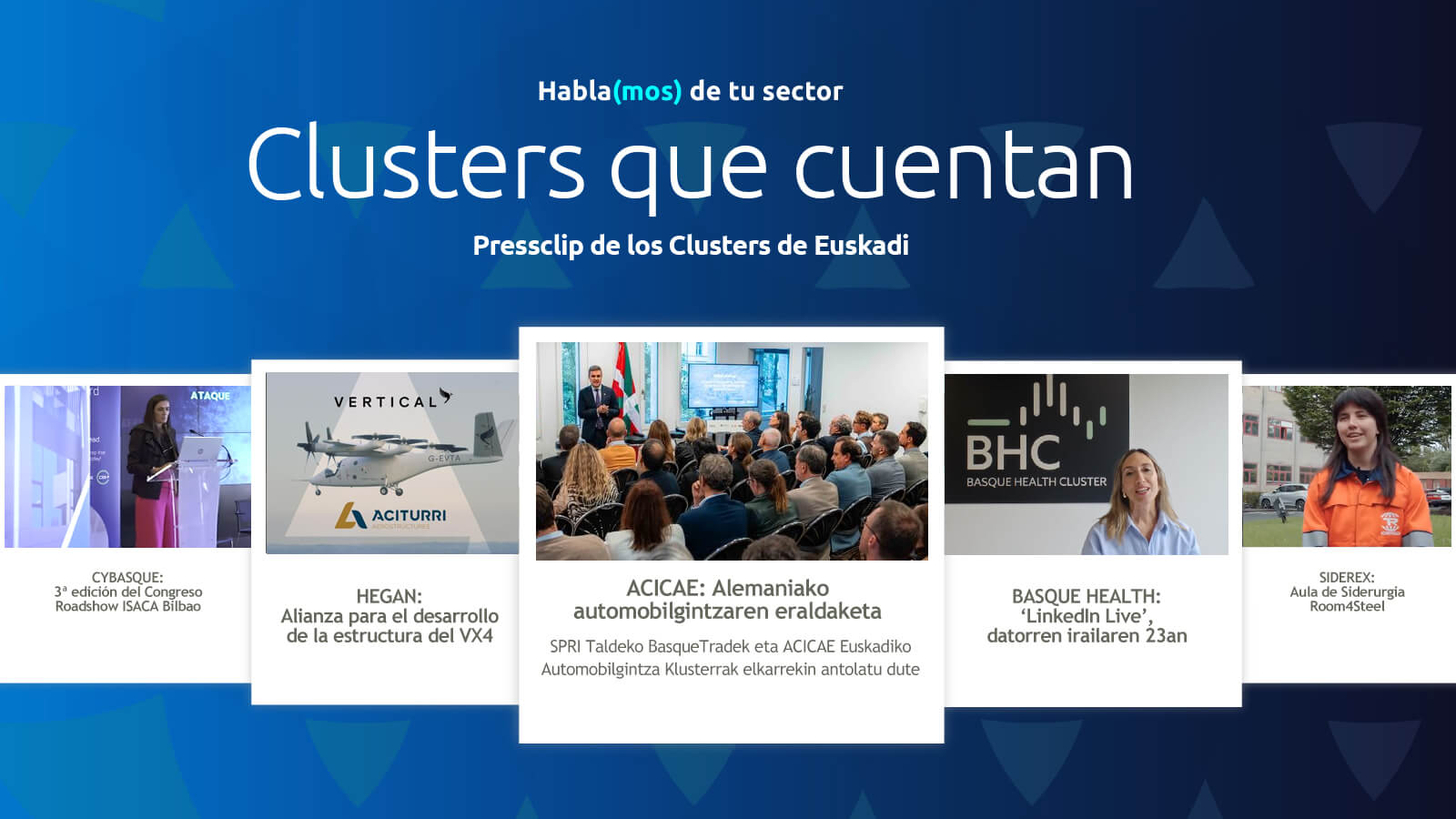Clusters Euskadi País Vasco