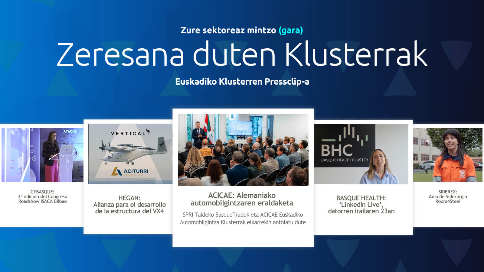 Euskal Klusters Klusterrek Euskadi