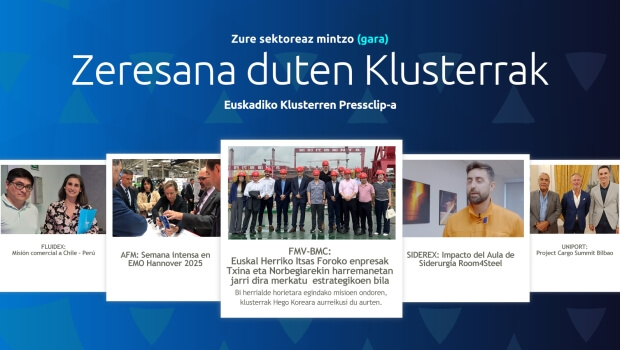 Zure  sektoreaz  mintzo  gara:  Euskadiko  Klusterren  Pressclip-a