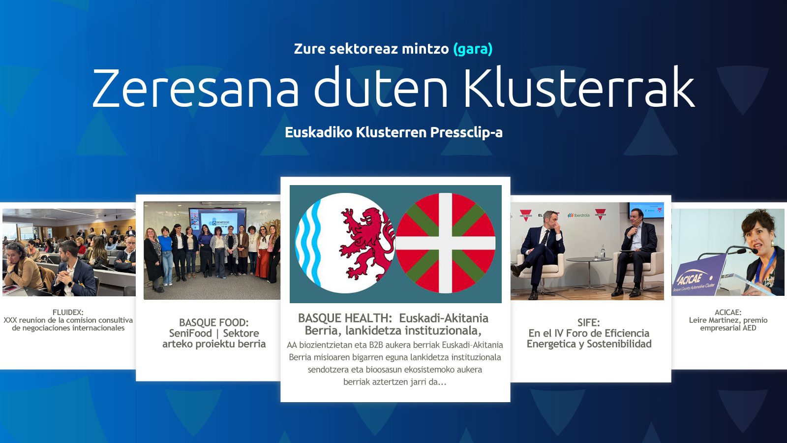 Euskal Klusterrak Klusters Euskadi
