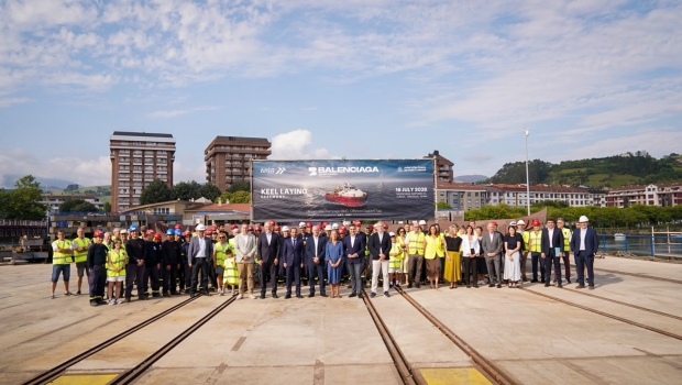 Balenciaga Shipyard reanuda su actividad con la puesta de quilla del primer buque bajo la nueva propiedad
